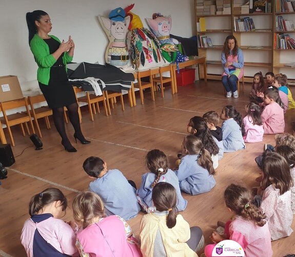 Biblioteca Municipal fez “viajar” mais um conto às crianças do ensino pré-escolar