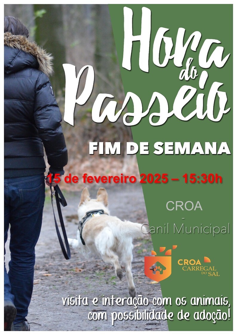 Hora do Passeio - 15 fevereiro 15:30h