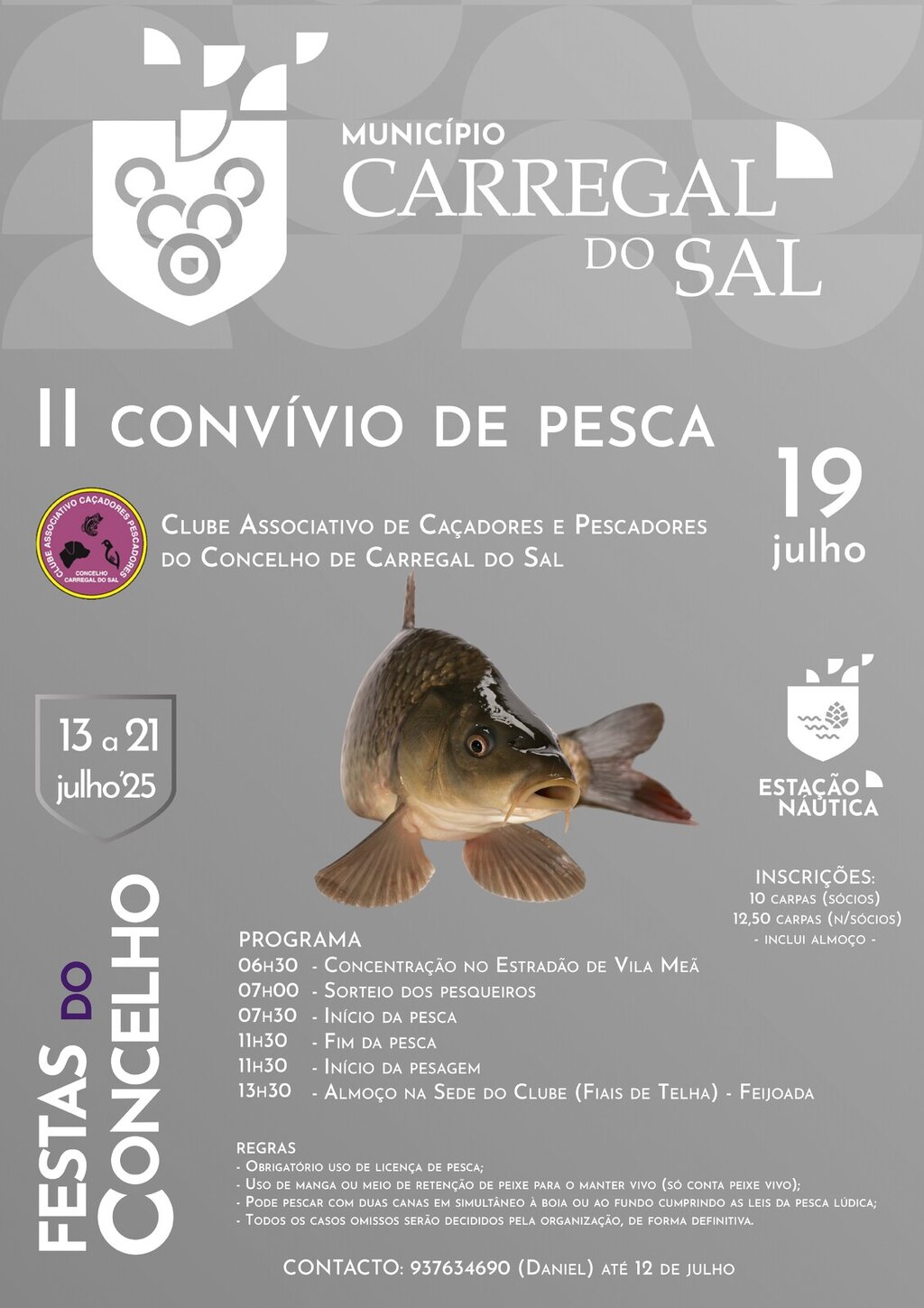 II Convívio de Pesca - Festas do Concelho 2025