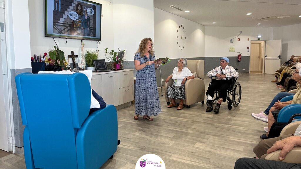 Hora do Conto encantou utentes do Centro Geriátrico Plenitude do Ser 